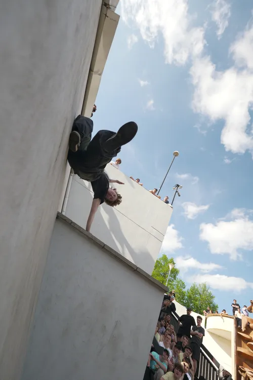 Rachel Gough parkour stunt performer Wicked